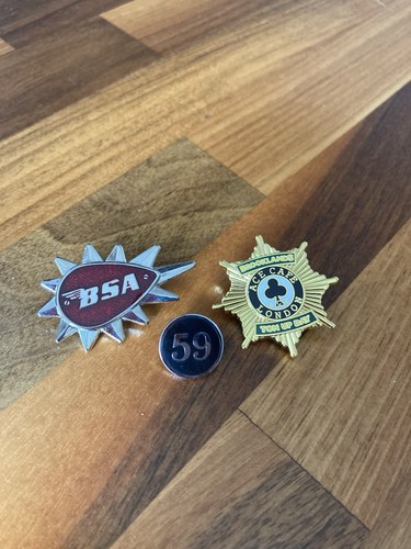Club biker pin badges - club,